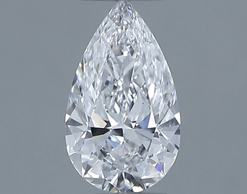 0.5 carat D-VS1 Natūralus Pear Deimantas (1)