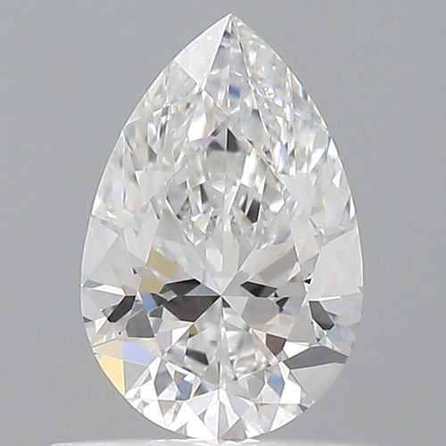 0.62 carat E-VVS1 Natūralus Pear Deimantas (1)