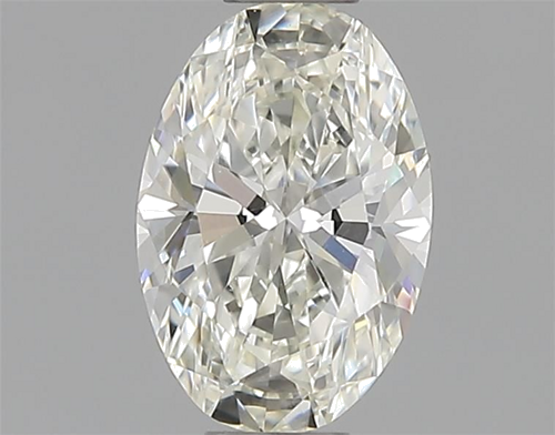0.45 carat K-VVS1 Natūralus Oval Deimantas (1)
