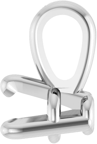 Pakabukas „Solitaire“ 925 Sidabro Round 2mm (3)