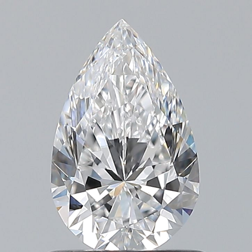 0.74 carat D-VVS2 Natūralus Pear Deimantas (1)