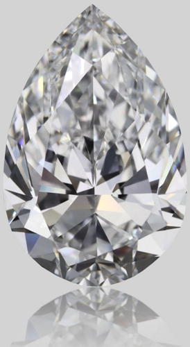 1.2 carat D-VVS1 Natūralus Pear Deimantas (1)