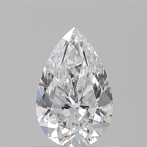 0.7 carat D-VS2 Natūralus Pear Deimantas (1)