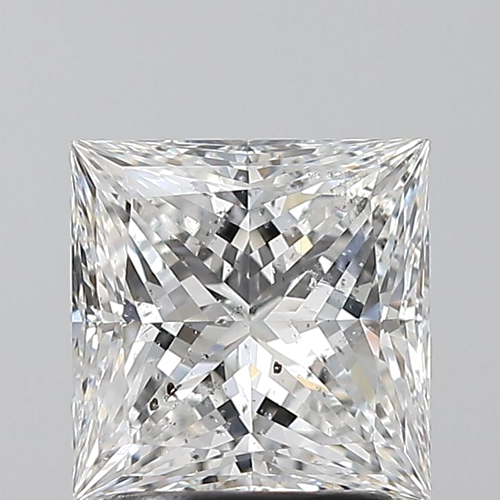 2.01 carat E-SI2 Natūralus Princess Deimantas (1)
