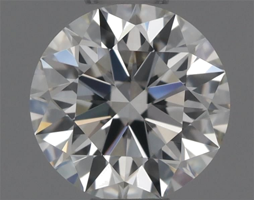 0.37 carat H-VVS1 Excellent cut Natūralus Round Deimantas (1)