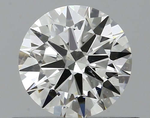 0.5 carat F-SI1 Very Good cut Natūralus Round Deimantas (1)
