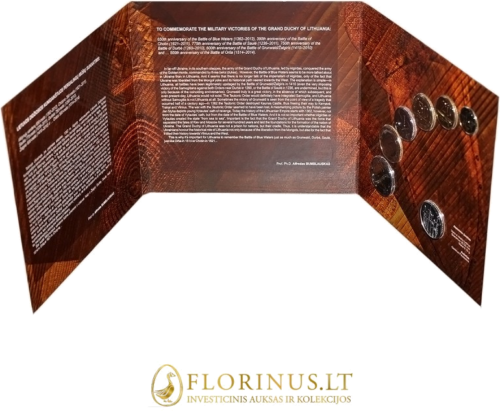 2013 Lithuania, Battles of the GDL, Litas coin BU set (3)