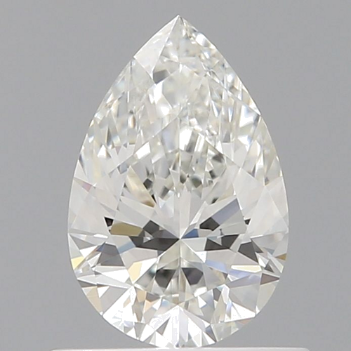 0.6 carat I-VVS2 Natūralus Pear Deimantas (1)