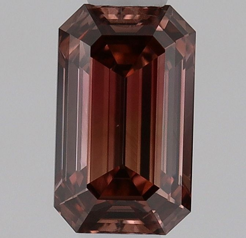 0.33 carat Fancy Deep Brownish Orangey Pink-VS1 Natūralus Emerald Deimantas (1)