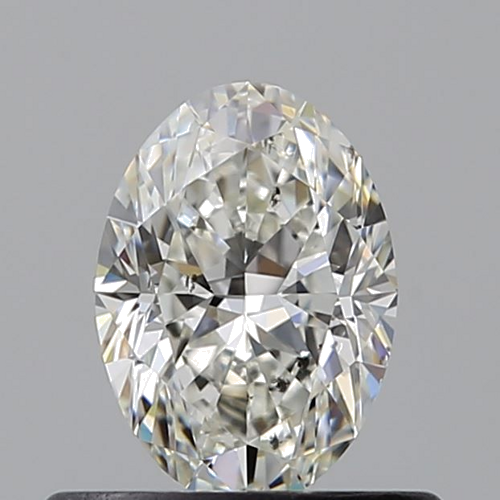 0.5 carat H-SI2 Natūralus Oval Deimantas (1)