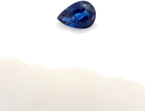 0.55 carat BLUE Pear Safyras (1)