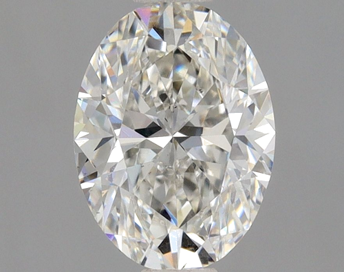 0.7 carat H-SI1 Natūralus Oval Deimantas (1)