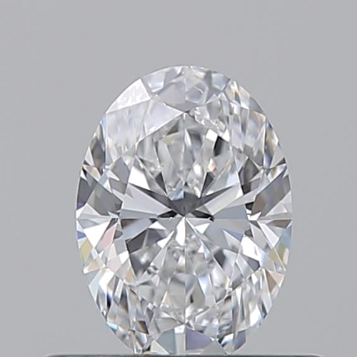 0.5 carat D-VS2 Natūralus Oval Deimantas (1)