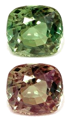 0.68 carat GREEN Cushion Alexandrite (1)