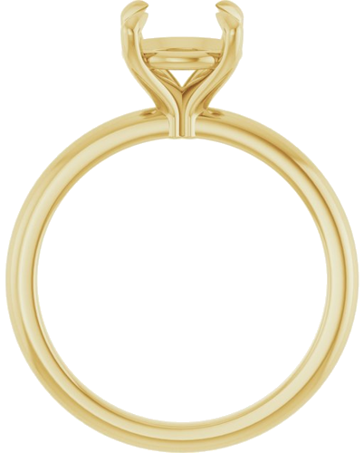 Sužadėtuvių Žiedas 585 Geltonojo Aukso Round 8mm (2)