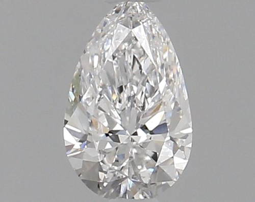 0.5 carat D-SI1 Natūralus Pear Deimantas (1)