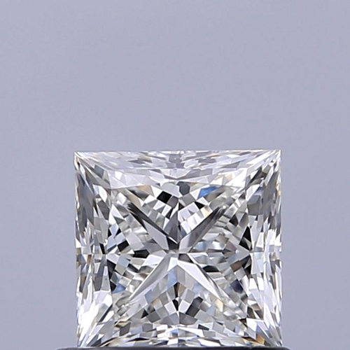 0.71 carat G-VVS2 Natūralus Princess Deimantas (1)