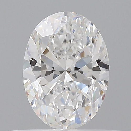 0.46 carat D-VVS2 Natūralus Oval Deimantas (1)