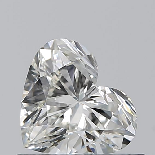 0.6 carat I-VVS1 Natūralus Heart Deimantas (1)