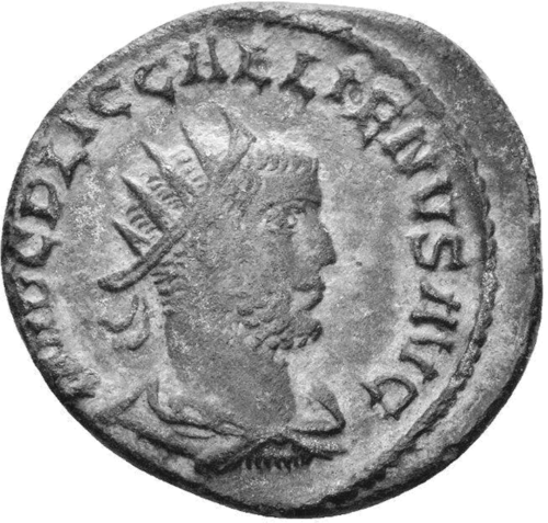 II Denarius Emperor Gallienus (253-268 m.) Roman Empire Silver Coin (1)