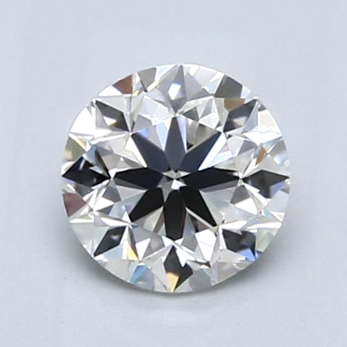 0.5 carat F-VVS1 Excellent cut Natūralus Round Deimantas (1)