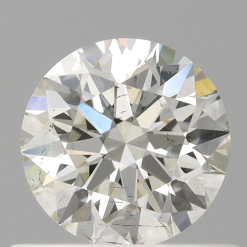 0.59 carat I-SI2 Excellent cut Natūralus Round Deimantas (1)