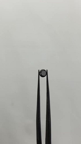 0.57 carat Fancy Black-VVS2 Excellent cut Natūralus Round Deimantas (1)