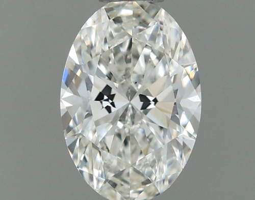 0.55 carat I-VS2 Natūralus Oval Deimantas (1)