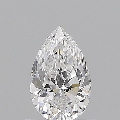 0.7 carat D-VS2 Natūralus Pear Deimantas (1)
