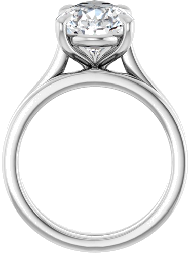 Sužadėtuvių Žiedas „Claw-Prong“ 14k white gold Pear 14mm x 9mm (7)
