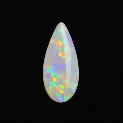 0.68 carat BLACK Pear Opal (1)