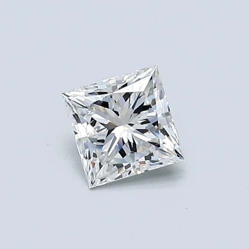 0.52 carat E-VS2 Natūralus Princess Deimantas (1)
