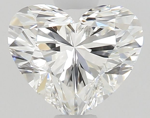 0.56 carat E-VVS1 Natūralus Heart Deimantas (1)