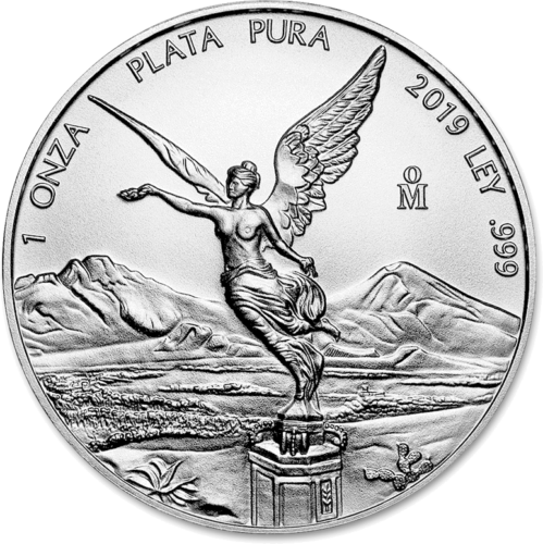 1 унция Libertad Angel 2019 Мексико сребърна монета (1)