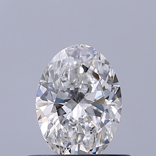 0.51 carat D-VVS1 Natūralus Oval Deimantas (1)
