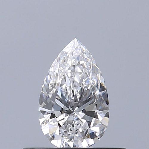 0.34 carat D-VS1 Natūralus Pear Deimantas (1)