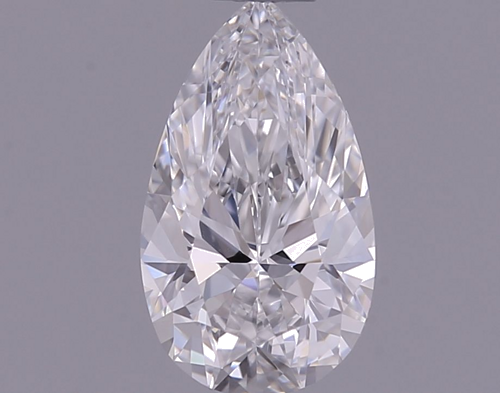 0.38 carat E-VVS1 Natūralus Pear Deimantas (1)
