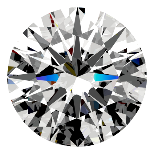 0.3 carat G-VVS2 Excellent cut Natūralus Round Deimantas (1)