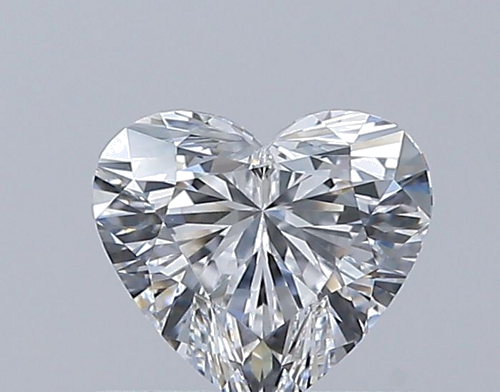 0.5 carat D-VVS2 Natūralus Heart Deimantas (1)