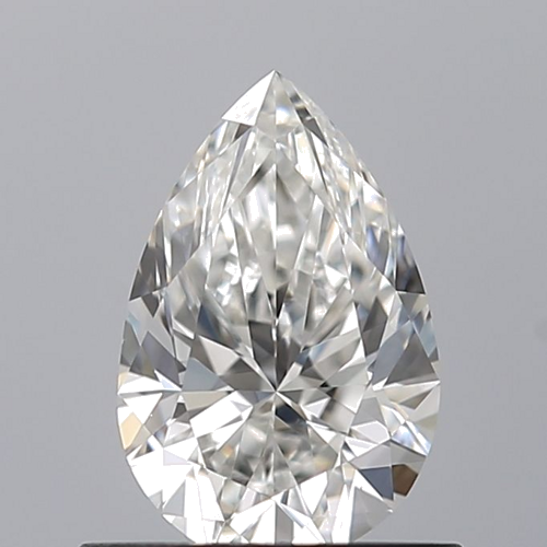 0.6 carat F-VS1 Natūralus Pear Deimantas (1)