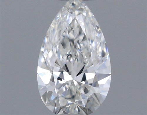 0.25 carat F-VS2 Natūralus Pear Deimantas (1)