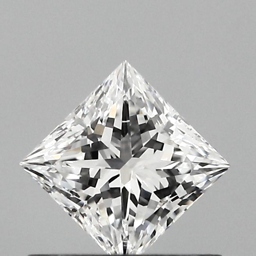 0.58 carat E-VS1 Natūralus Princess Deimantas (1)