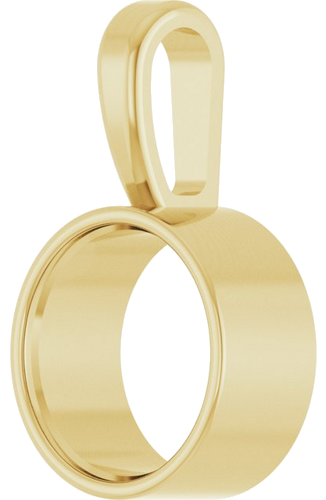 Pakabukas „Bezel-Set Solitaire“ 14k yellow gold Round 7mm (2)