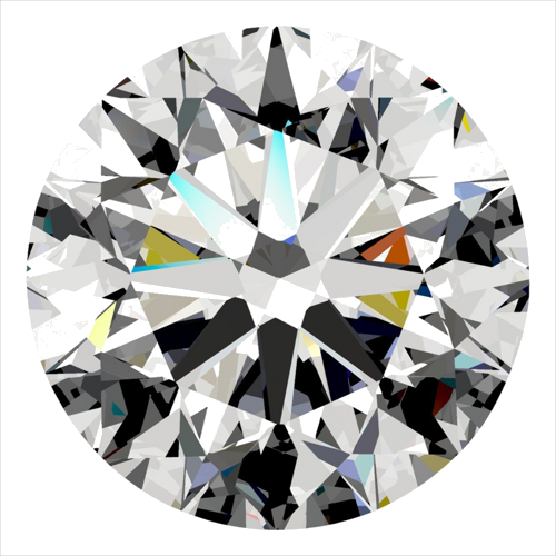 0.4 carat E-VS2 Very Good cut Natūralus Round Deimantas (1)