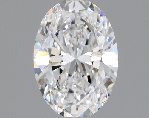 0.53 carat D-VVS2 Natūralus Oval Deimantas (1)