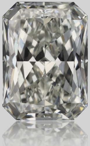 0.34 carat J-VS2 Natūralus Radiant Deimantas (1)