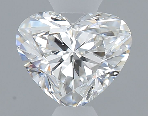 0.4 carat F-IF Natūralus Heart Deimantas (1)