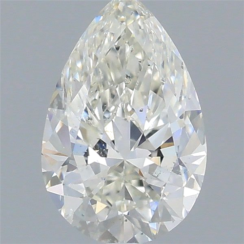 0.52 carat J-SI2 Natūralus Pear Deimantas (1)