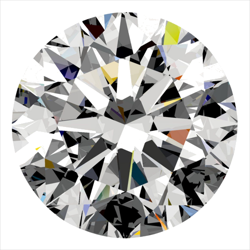 0.4 carat H-VS1 Excellent cut Natūralus Round Deimantas (1)