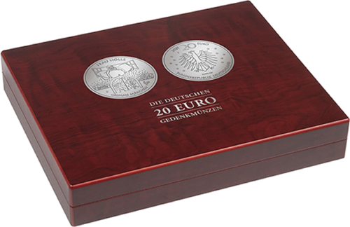 Кутия за възпоменателни немски монети от 20 евро Volterra Quattro de Luxe (1)